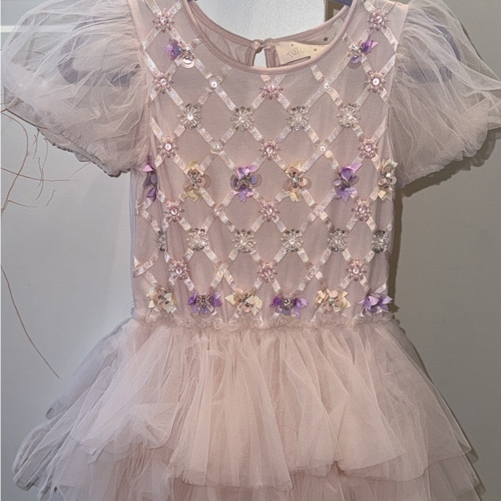 Tutu Du Monde Pink and Purple Floral Dress